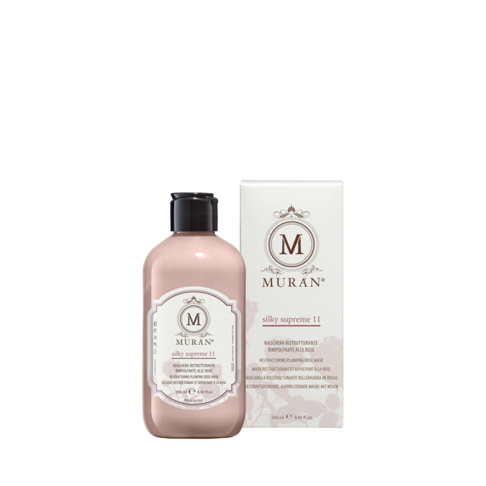 Mască restructurantă și volumizantă cu trandafir de Damasc și unt de shea Silky Supreme 07 Muran 250 ml [1]