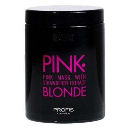 Masca par - Masca de par roz Pink Blonde, efect antireflex galben, Profis, 1000ml