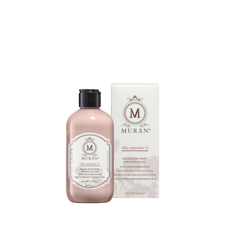 Masca par - Mască restructurantă și volumizantă cu trandafir de Damasc și unt de shea Silky Supreme 07 Muran 250 ml