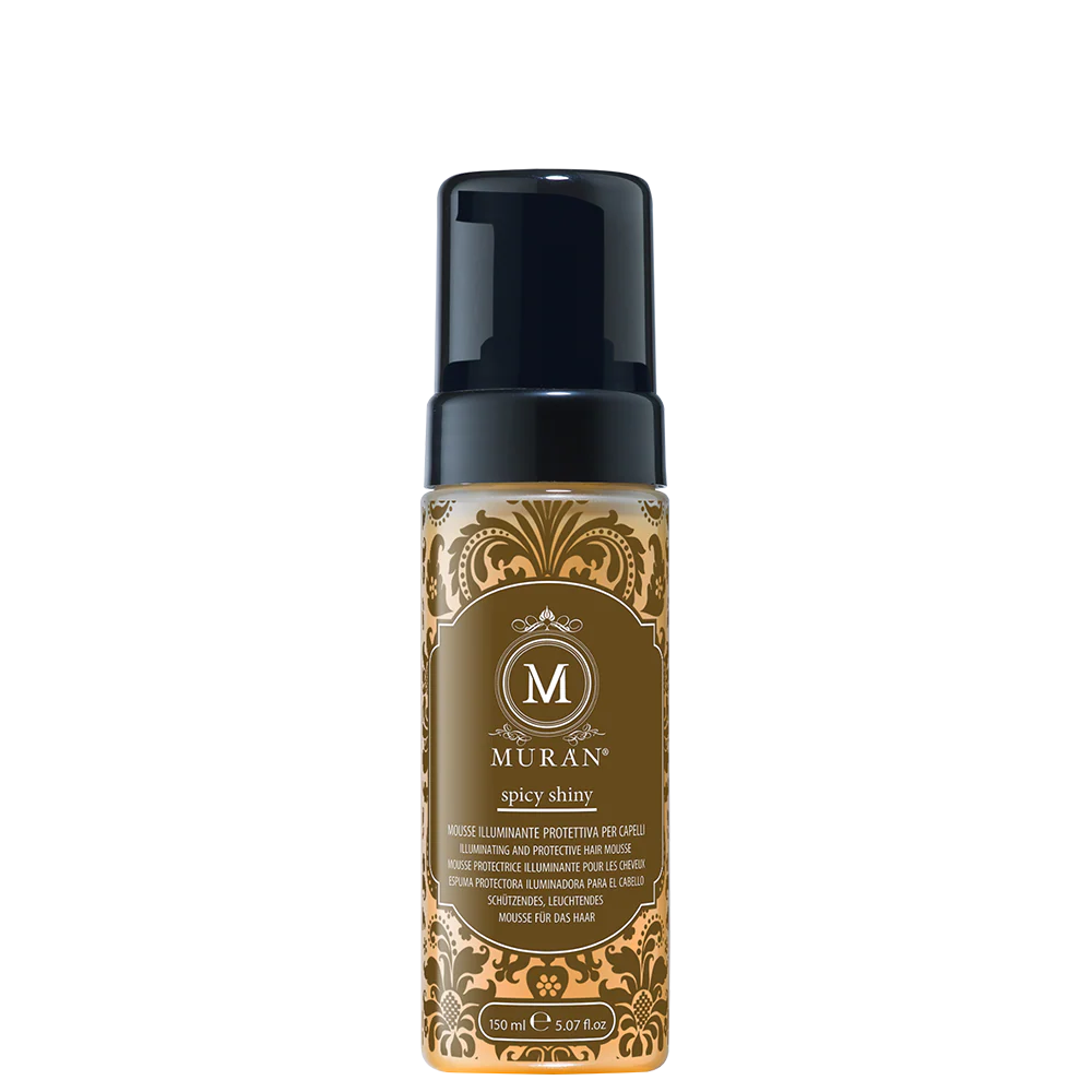 Styling - Spumă de păr iluminatoare & protectoare MURAN – strălucire intensă