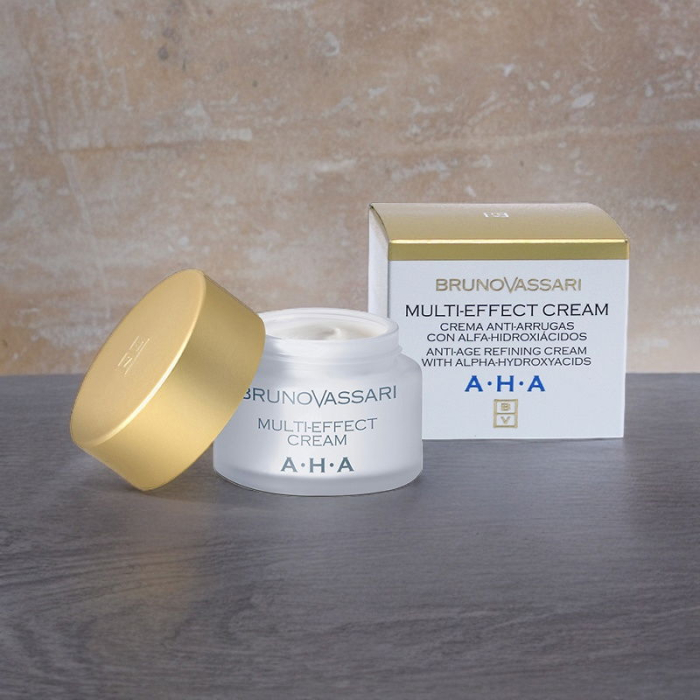 Crema anti-rid cu Acizi Alfa Hidroxi, Multi-Effect Cream, gama AHA Line - 50ml [2]