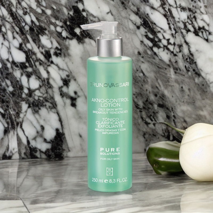 Lotiune Tonica Exfolianta Pentru Ten Foarte Gras/Uleios 250ml - Akno-Control Lotion Pure Solution - Bruno Vassari [4]