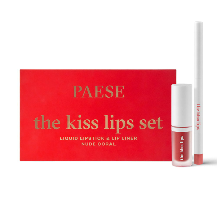 PAESE GIFT SET THE KISS LIPS NUDE CORAL 02 [8]