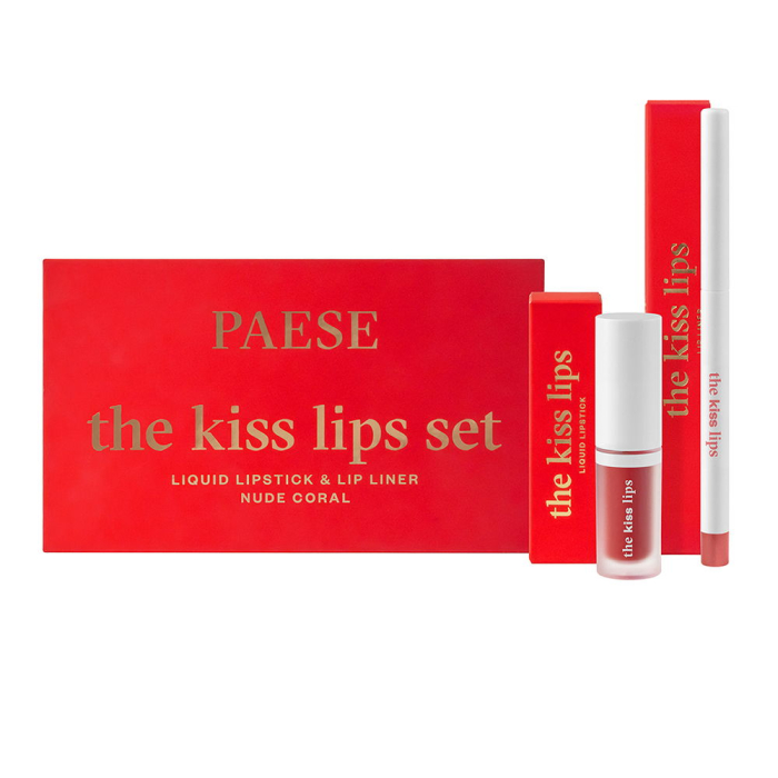 PAESE GIFT SET THE KISS LIPS NUDE CORAL 02 [7]