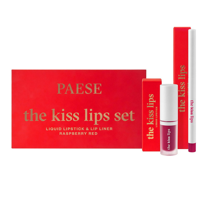 PAESE GIFT SET THE KISS LISPS RASPBERRY RED 05 [8]