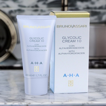 Crema pentru față cu 10% Acid Glicolic, Glycolic Cream 10, gama AHA Line - 50ml [2]