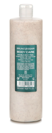 Impachetari Profesionale - Exfoliant de Corp cu Granule de Fosile si Acid Glicolic 500ml - Double Body Peel - Bruno Vassari
