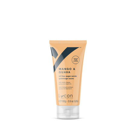 Pre & Post Epilare - Exfoliant din zahar fara ulei, Sugar scrub Exotic Mango and Guava - 100g