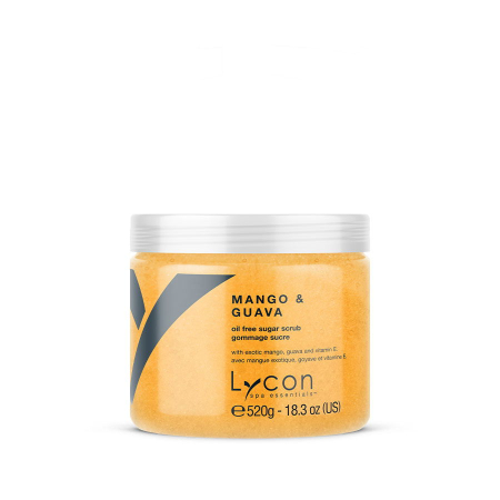 Pre & Post Epilare - Exfoliant din zahar fara ulei, Sugar scrub Exotic Mango and Guava - 520g