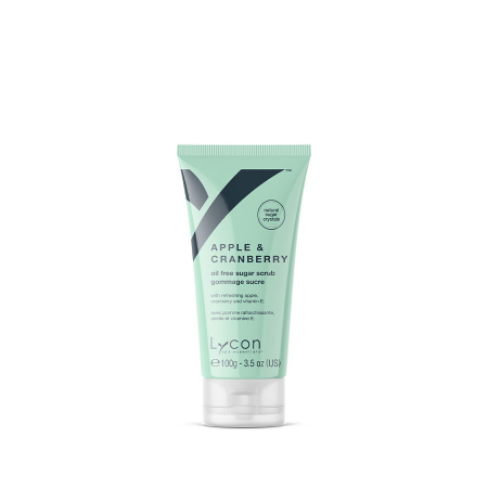 Pre & Post Epilare - Exfoliant din zahar fara ulei, Sugar scrub Refreshing Apple and Cranberry - 100g
