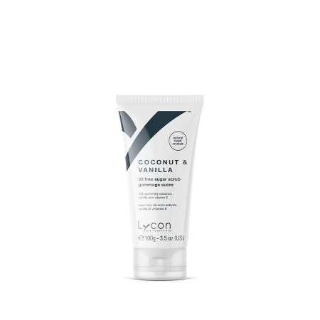 Pre & Post Epilare - Exfoliant din zahar fara ulei, Sugar scrub Summery Coconut and Vanilla - 100g