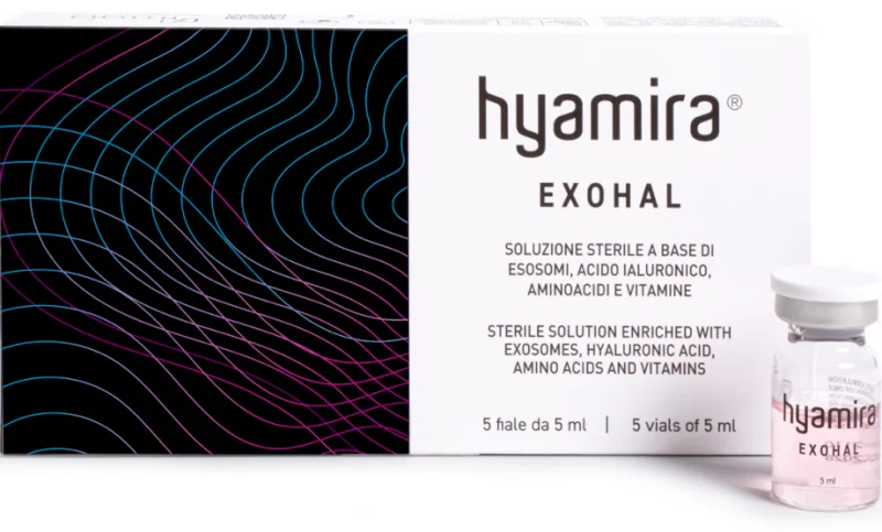 Exozomi - Exohal - skin booster cu exozomi derivați din lapte bovin, AH și vitamine