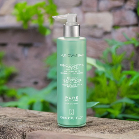 Lotiune Tonica Exfolianta Pentru Ten Foarte Gras/Uleios 250ml - Akno-Control Lotion Pure Solution - Bruno Vassari [1]