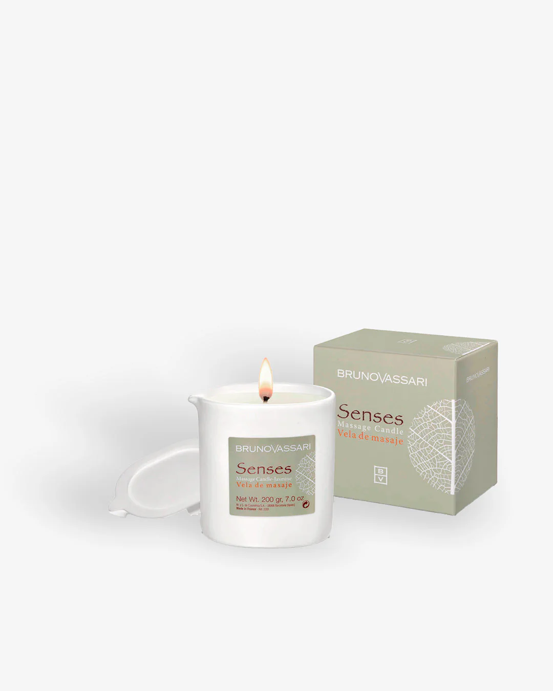 Acasa - Lumanare Pentru Masaj Jasmine 200gr - Bruno Vassari