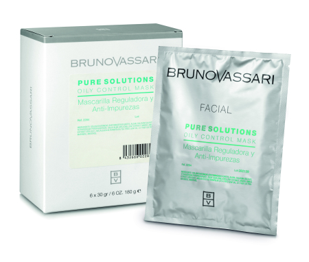 COSMETICA - Masca Alginata Anti-Impuritati Pentru Ten Gras/Uleios 5x30gr - Oily Control Mask - Bruno Vassari