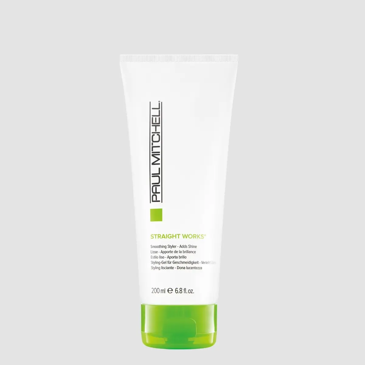 Styling gel - STRAIGHT WORKS, GEL ANTI-FRIZZ CE TRANSFOMA TEXTURA PARULUI CRET - 200ml
