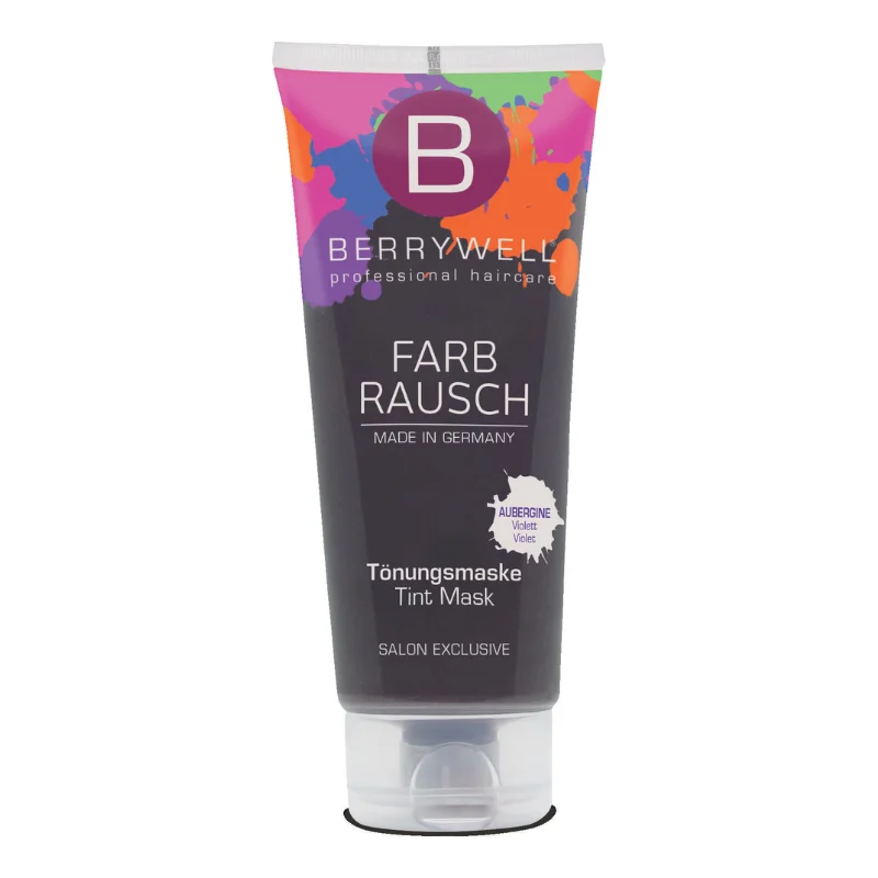 HAIR - Tint Mask Aubergine Violet, Masca cu pigment violet - 201 ml