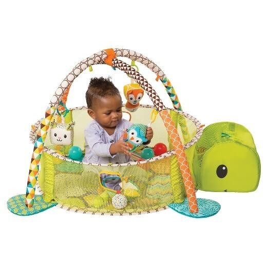 3 in 1 Saltea Activitati Broscuta cu 30 bile colorate [5]