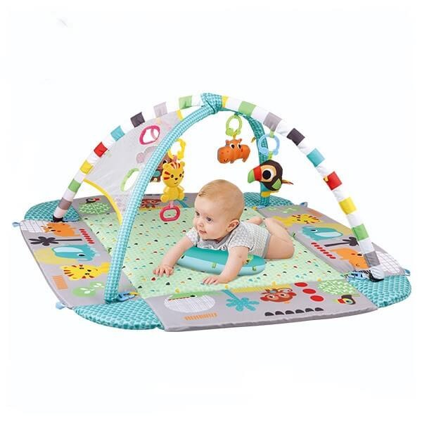 5 in 1 Saltea activitati  cu 30 bile colorate Grow with me Safari [6]