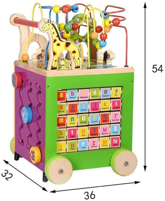 Antepremergator din lemn cu multiple activitati SBB D5846 [4]