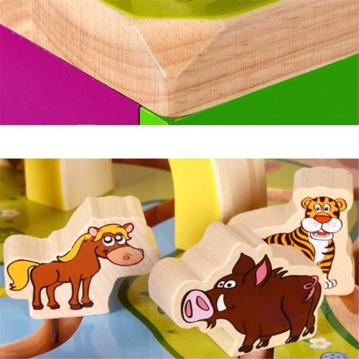 Antepremergator din lemn cu multiple activitati SBB D5846 [3]