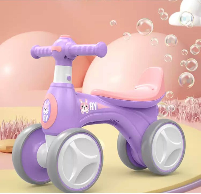 Bicicleta fara pedale cu Baloane, lumini si sunete Lila [2]