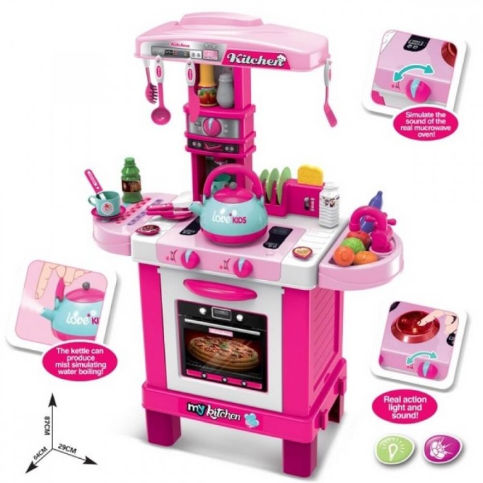 Bucatarie de jucarie Roz [2]