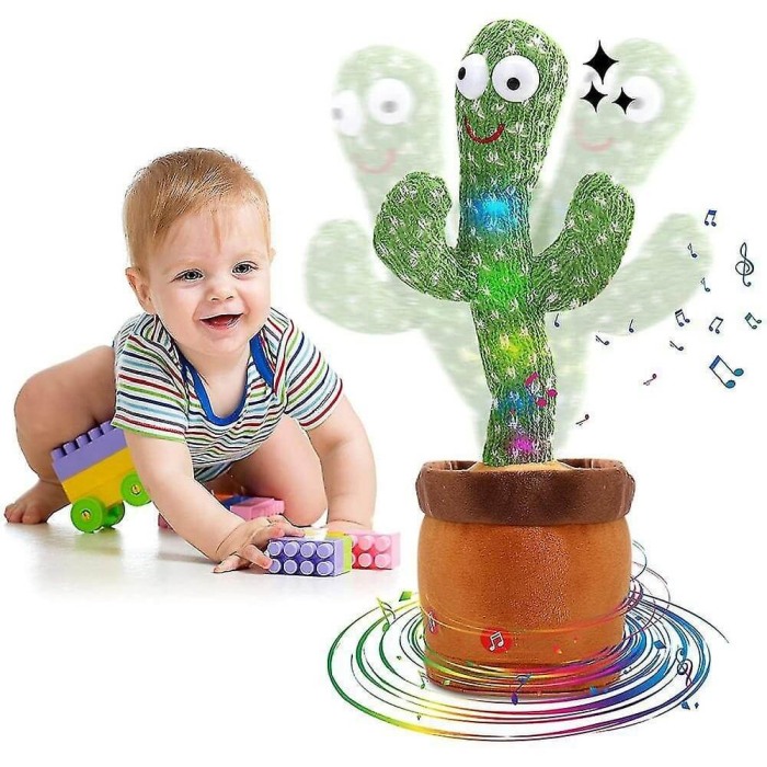 Cactus dansator cu lumini si functie de inregistrare [2]