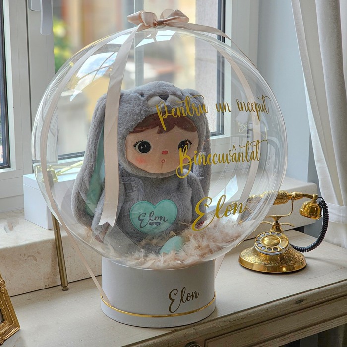 Cadou in balon: Ghiozdan personalizat cu nume [2]