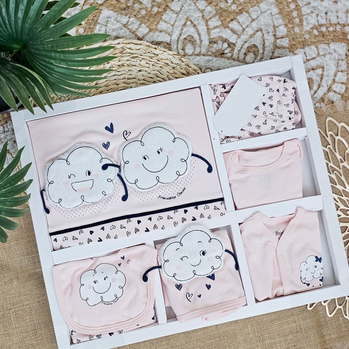 Cadou Nou-nascut: set maternitate, 10 piese, Bumbac 100% [9]