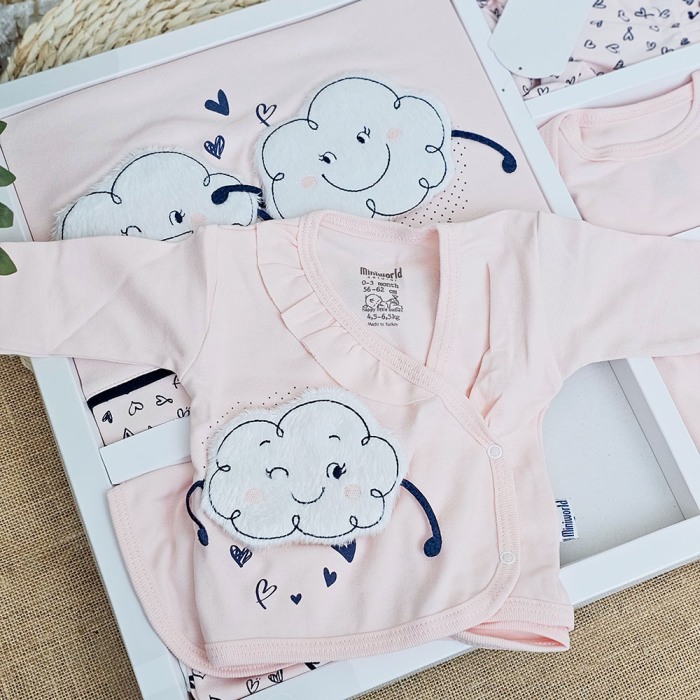 Cadou Nou-nascut: set maternitate, 10 piese, Bumbac 100% [7]