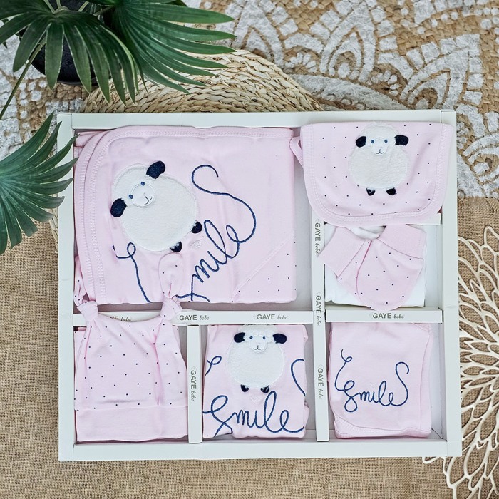 Cadou Nou-nascut: set maternitate, 10 piese, Bumbac 100% [5]