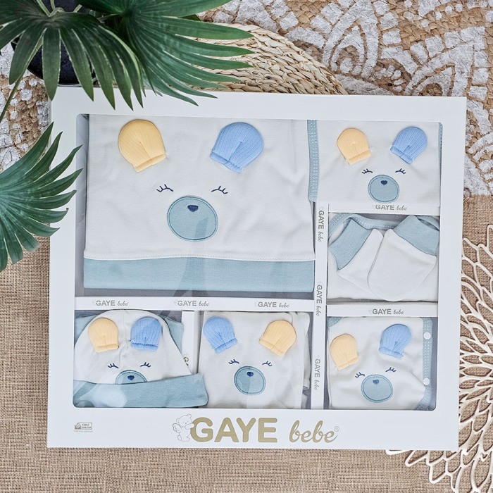 Cadou Nou-nascut: set maternitate, 10 piese, Bumbac 100% [11]