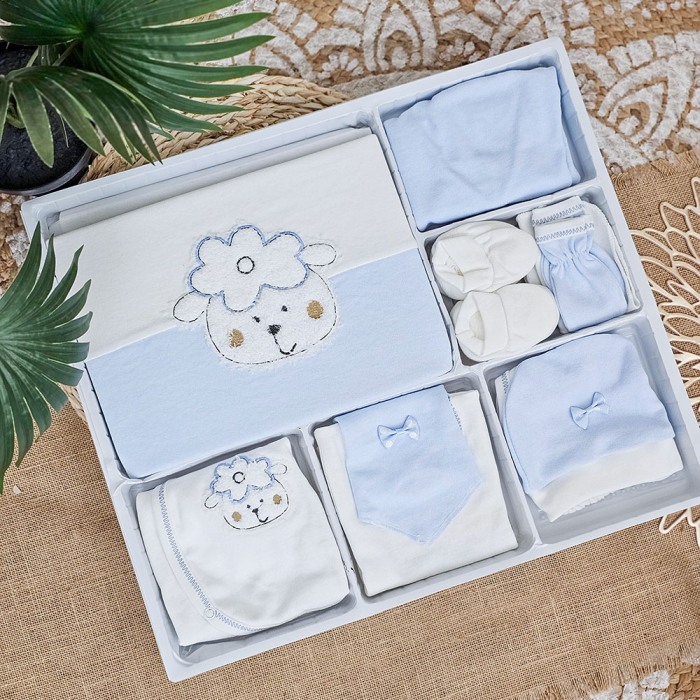 Cadou Nou-nascut: set maternitate, 10 piese, Bumbac 100% [3]