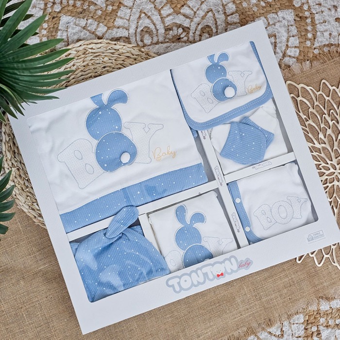 Cadou Nou-nascut: set maternitate, 10 piese, Bumbac 100% [10]
