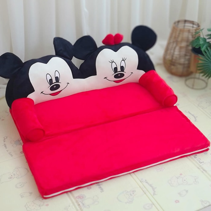 Canapea extensibila Mickey &amp; Minnie Mouse pentru copii [4]