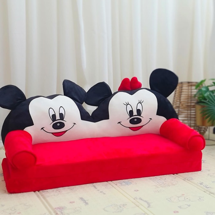 Canapea extensibila Mickey &amp; Minnie Mouse pentru copii [2]