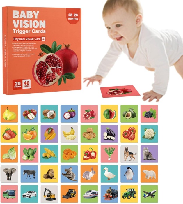 Carduri Stimulare Vizuala Bebelusi, 12-36 luni [4]