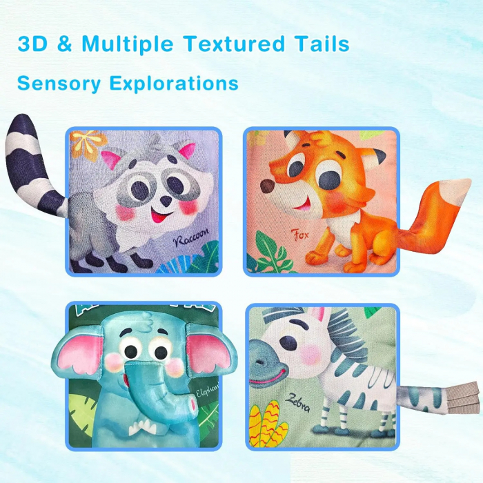 Carte senzoriala Animal Pal 3 in 1 cu muzica [4]