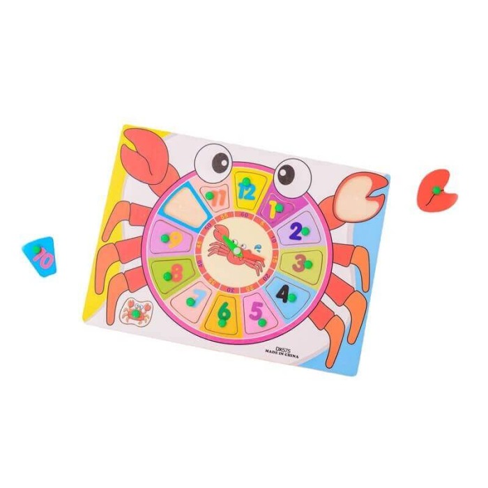 Ceas din lemn puzzle [3]