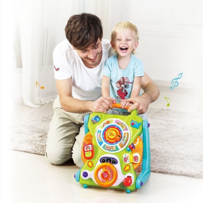 Centru de activitati 3 in 1: antepremergator si masuta [4]