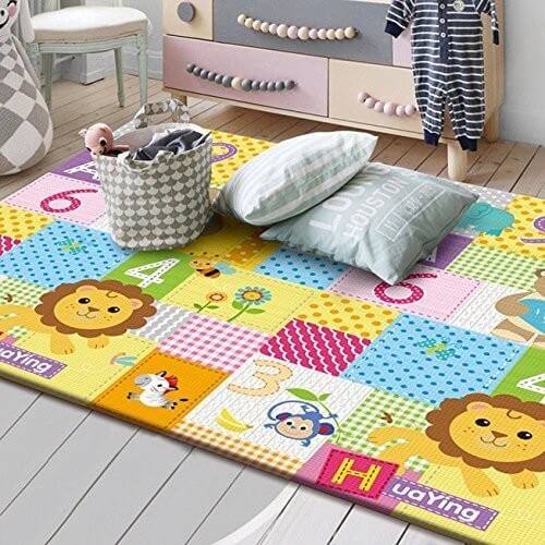 Covor de joaca educativ cu doua fete 2M-1cm grosime [8]