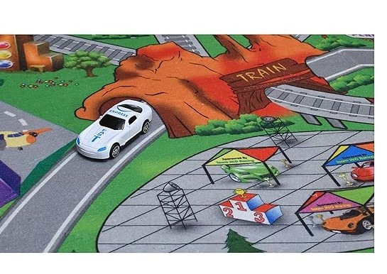 Covor de joaca, Traseu cu masinute si semne de circulatie [4]