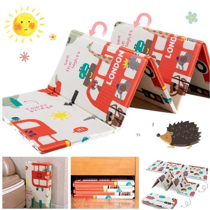 Covor pliabil pentru copii cu 2 fețe London 200 x 180 x 1 cm [5]