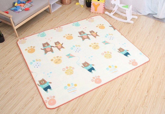 Covor pliabil pentru copii cu 2 fețe Model DYF 180x150 CM [2]