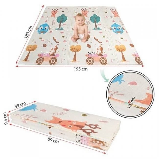 Covor pliabil pentru copii cu 2 fețe Model DYF 180x150 CM [5]