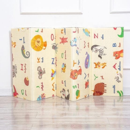 Covor pliabil pentru copii cu 2 fețe Model litere 180x195 CM [2]