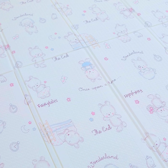 Covor pliabil pentru copii cu 2 fețe model Ursuleti [3]