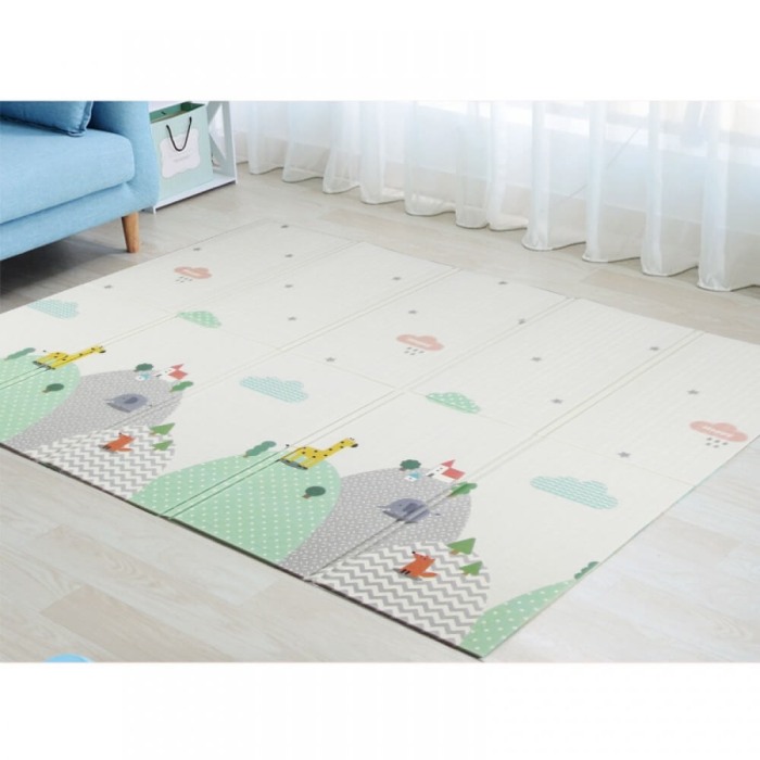 Covor pliabil pentru copii cu 2 fețe Traseu 200 x 150 cm [3]