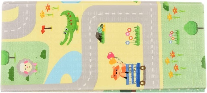 Covor pliabil pentru copii cu 2 fețe Traseu 200 x 150 cm [7]